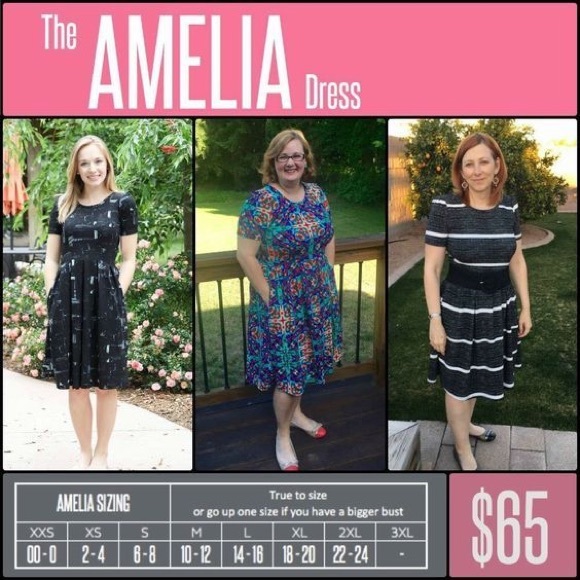 LuLaRoe Amelia Dress - Picture 2 of 3